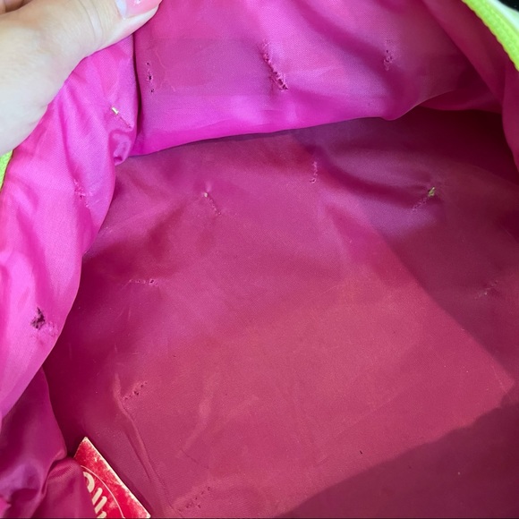 POLLYPOCKET VINTAGE LUNCH BAG PINK/GREEN HAS SMALL FLAWS - Picture 10 of 11